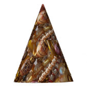 Druck der Erdtöne Partyhütchen (Vorderseite)