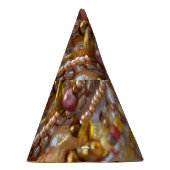 Druck der Erdtöne Partyhütchen (Rechts)