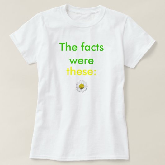 Druck der Gänseblümchen T-Shirt (Design vorne)