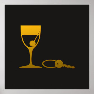 Druck der Goldeleganz-22 Poster