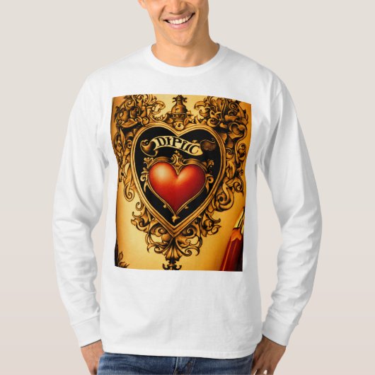 Druck der Liebe T-Shirt (Vorderseite)