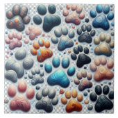 Druck der Pfanne mit elektrischer Färbung Fliese (Vorderseite)