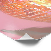 Druck des Ball Orangen-Wands in der Disko (Ecke)