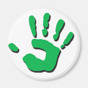 Druck des Kindes Hand Magnet