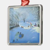 Druck des Schlittens Youlgreave Ornament Aus Metall (Links)