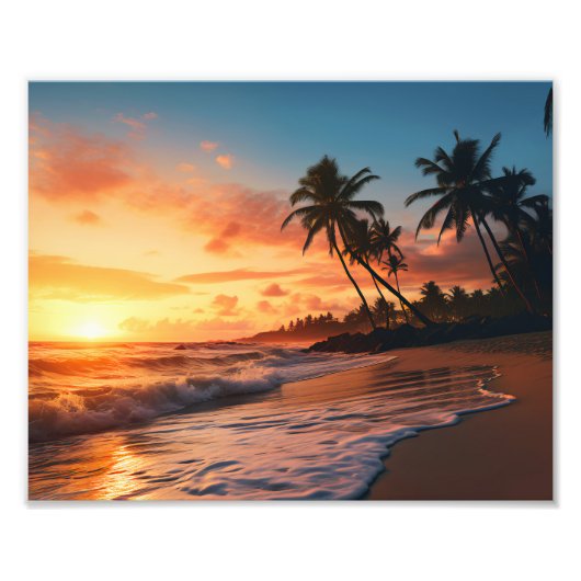 Druck des Sonnenuntergangs (Vorne)