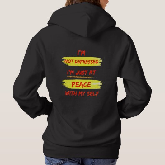 Drück dich aus hoodie (Rückseite)
