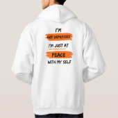 Drück dich aus hoodie (Rückseite)