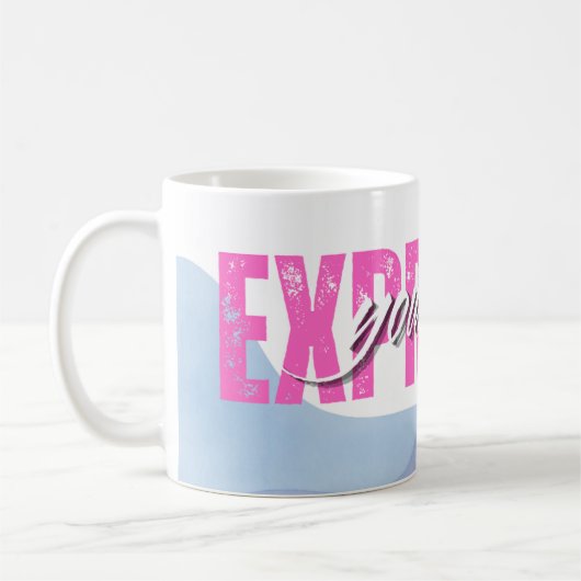 Drück dich aus kaffeetasse (Links)