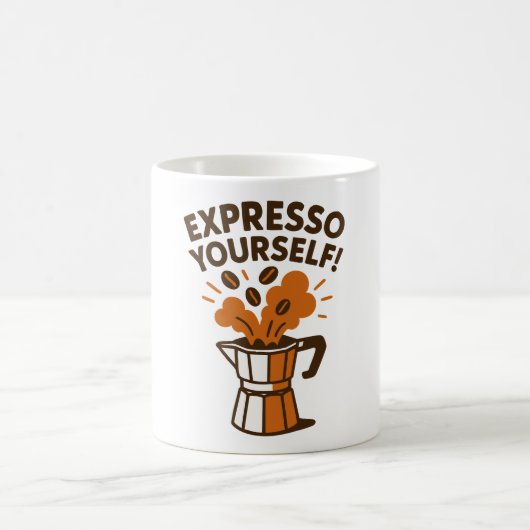 Drück dich aus  kaffeetasse (Mittel)