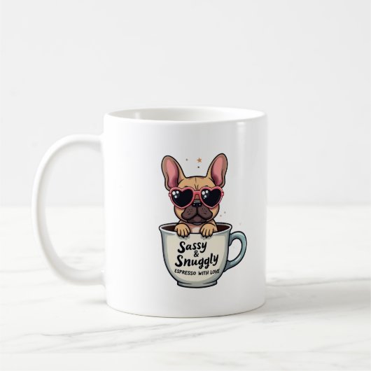 Drück dich mit Liebe aus Kaffeetasse (Links)