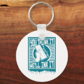 Druck-Druckkopf-Tintenzeichnung Schlüsselanhänger (Vorderseite)