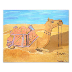 Druck eines arabischen Kamels