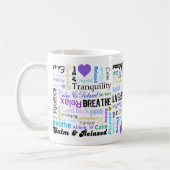 Druck-Entlastung ruhige u. entspannende Tasse (Links)