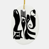 Druck-Entwurfs-Verzierung des Linoleum-90 Keramikornament (Vorne)