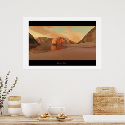 DRUCK "ETERNAL VISTA" POSTER (Küche)