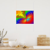 Druck: Fraktal Grafik II Poster (Küche)