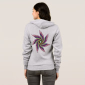 Druck Frauen Hoodie (Schwarz voll)