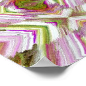 Druck für mehrfarbige Diamantformate Poster (Ecke)