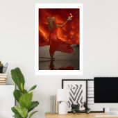 DRUCK "GODESS OF FIRE" POSTER (Heimbüro)