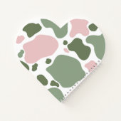 Druck Grün und Rosa Notizblock (Rückseite)