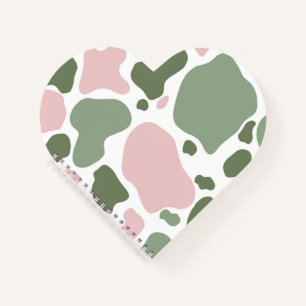 Druck Grün und Rosa Notizblock