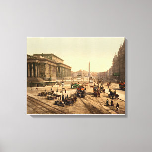 Druck Halls Liverpool Vintagen England-, St George Leinwanddruck