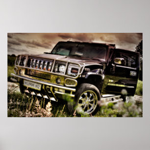 Druck Hummers H2 Poster