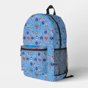 Druck im bunten Design für Typ-1- oder Typ-2-Diabe Bedruckter Rucksack