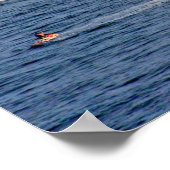 Druck im Foto "Jaws" gekröpft Poster (Ecke)