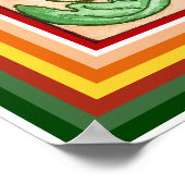 Druck im Herbst Poster (Ecke)