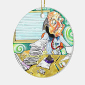 Druck Keramik Ornament (Links)
