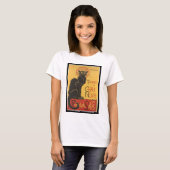 DRUCK LE CHAT NOIR T-Shirt (Vorne ganz)