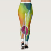Druck-Leggings Leggings (Rückseite)