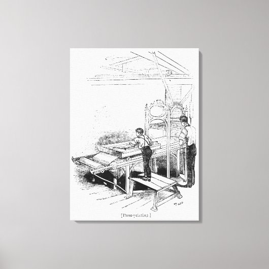 Druck Leinwanddruck (Vorderseite)