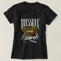Druck macht Diamanten T - Shirt