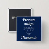 Druck macht Diamanten-Taste Button (Vorne & Hinten)