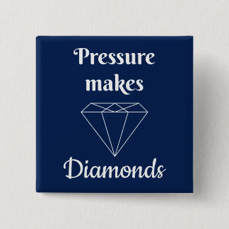 Druck macht Diamanten-Taste Button