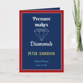 Druck macht Diamonds Abschluss-Karte Dankeskarte