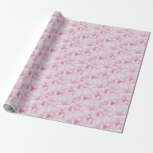 Druck mit vintage rosafarbenen Blumen
