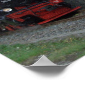 Druck mit Volldampf Poster (Ecke)