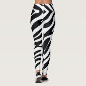 DRUCK-Mode-Leggings des Zebra-einer klassische Leggings (Rückseite)