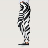 DRUCK-Mode-Leggings des Zebra-einer klassische Leggings (Links)