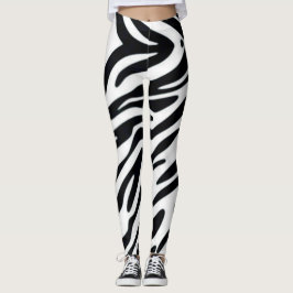 DRUCK-Mode-Leggings des Zebra-einer klassische Leggings