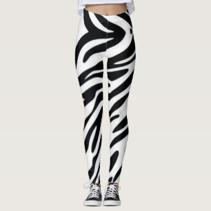 DRUCK-Mode-Leggings des Zebra-einer klassische Leggings