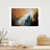 DRUCK "MORNING MAJESTY" POSTER (Küche)