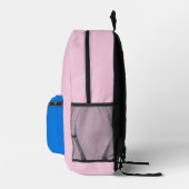 Druck Nähtasche zurück zum pinkfarbenen Schulsport Bedruckter Rucksack (Rechts)