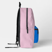 Druck Nähtasche zurück zum pinkfarbenen Schulsport Bedruckter Rucksack (Links)