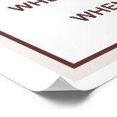 Druck oder Plakat der Familienregeln (Ecke)