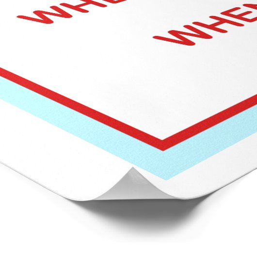 Druck oder Plakat der Familienregeln (Ecke)